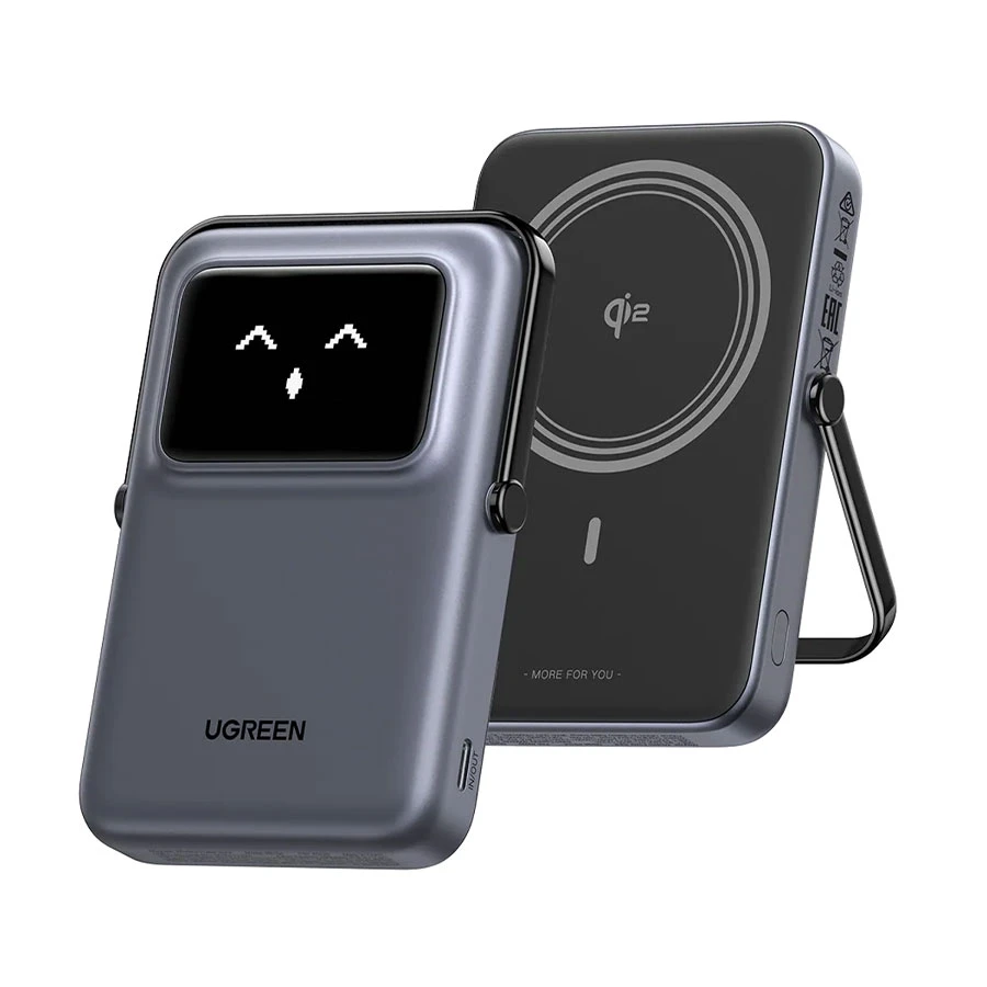 Ugreen PB764 (45329) 10000mAh Gray 15W Magnetic Wireless Charging Power Bank