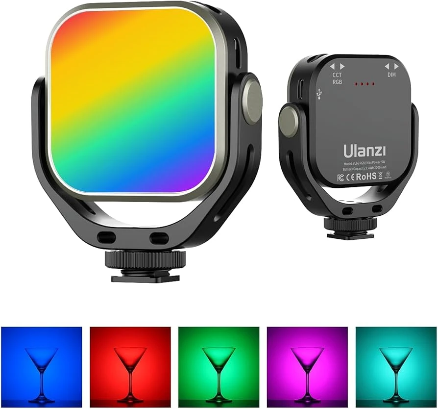 Ulanzi VIJIM VL66 RGB 360° Rotatable LED Video Light
