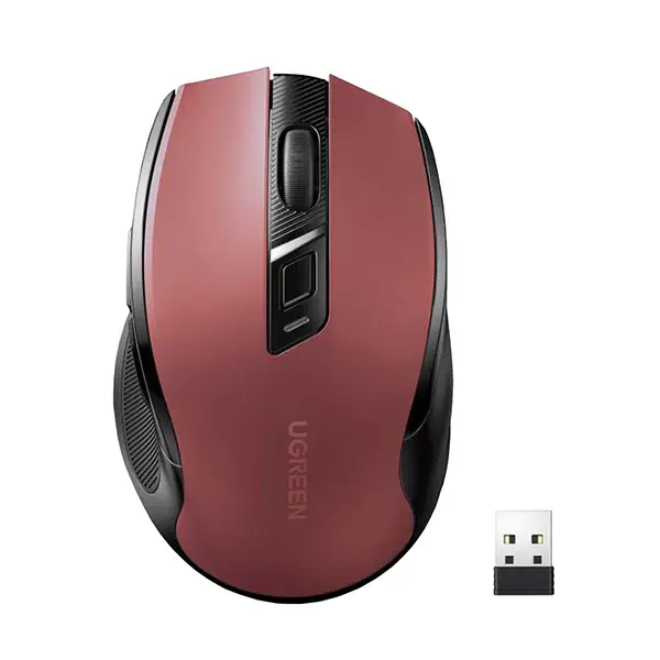 UGREEN MU006 (25752) Ergonomic Wireless Mouse - Red
