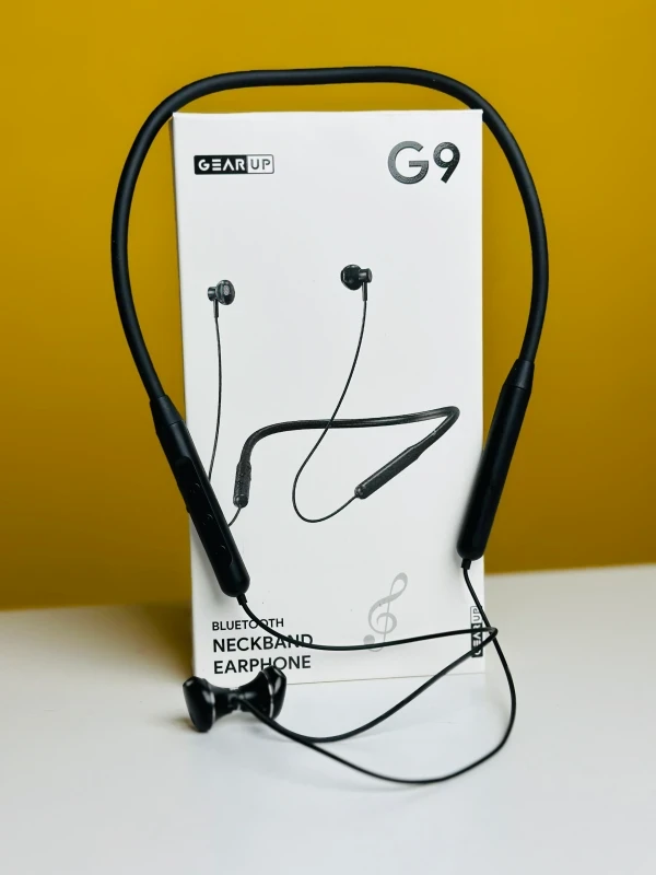 GearUP G9 Neckband Magnetic Metal Earphone With Good Quality Microphone
