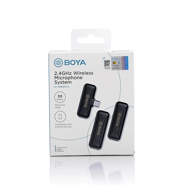 Boya BY-WM3T2-U2 Mini 2.4GHz Wireless Microphone