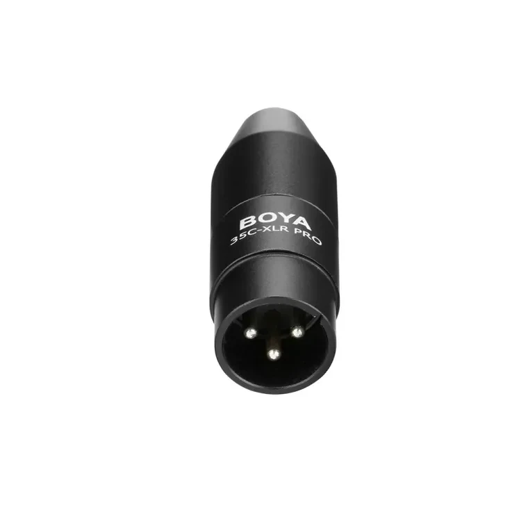 Boya 35C-XLR PRO Mini-Jack to XLR Adapter with Power Convert