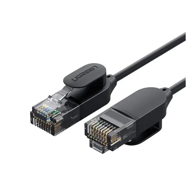UGREEN NW122 (70654) Cat6A UTP Round &amp; Ultra Slim Ethernet Cable Pure Copper - 5M