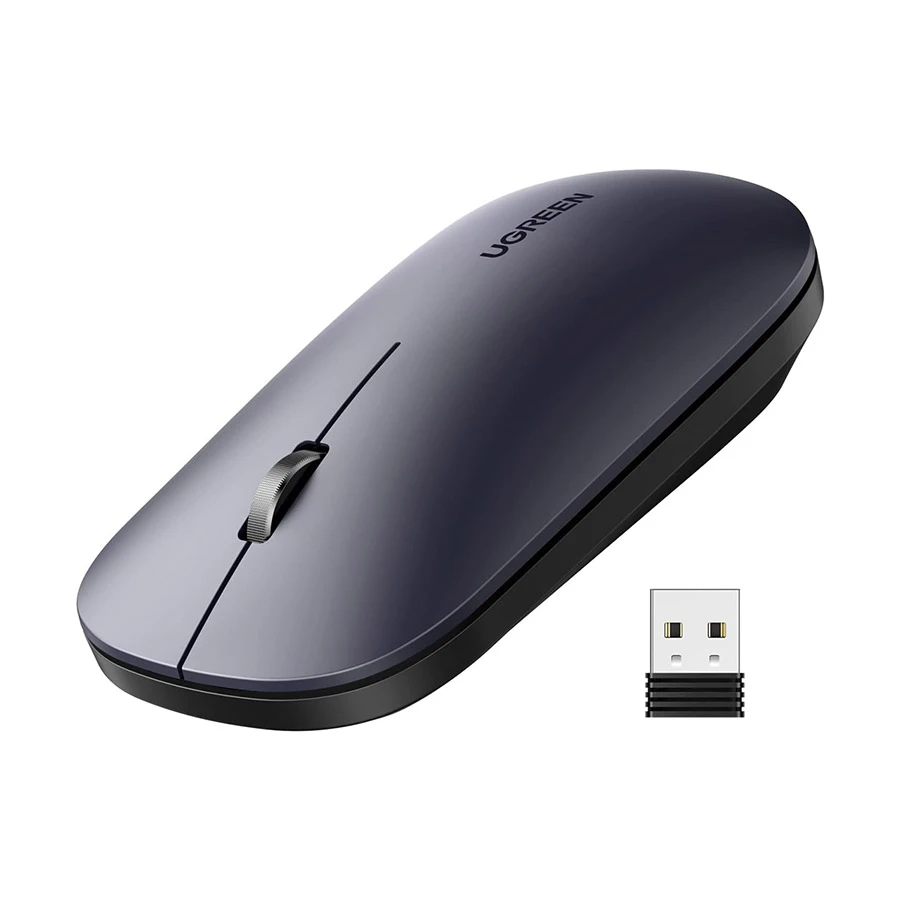 Ugreen MU001 (90372) Black Silent Portable Wireless Mouse