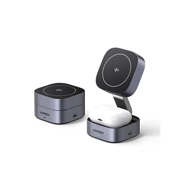 Ugreen W702 (35316) 15W 2-in-1 Magnetic Wireless Charger