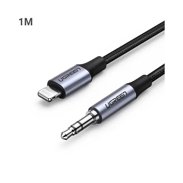 Ugreen US315 (70509) Lightning to 3.5mm Aux Cable - 1M
