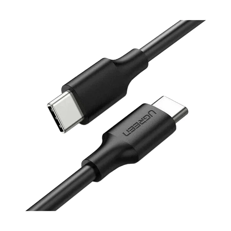Ugreen US300 (80371) USB Type-C Male to Male, 1 Meter, Black Data Cable