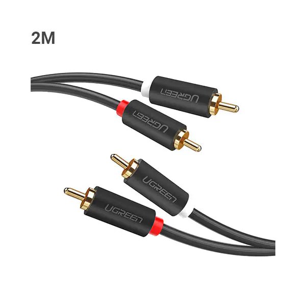 UGREEN AV104 (10518) 2x RCA to 2x RCA Cable - 2M