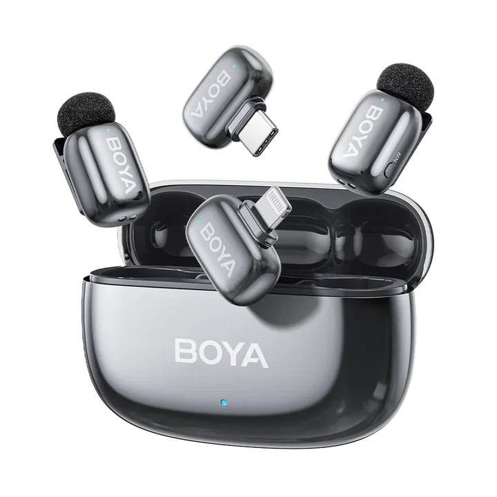 Boya Mini 2-01 AI Noise Cancellation Super Mini Wireless Microphone for Android and IOS